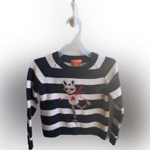 Joe Fresh Blue & White Stripped Sweater size 3